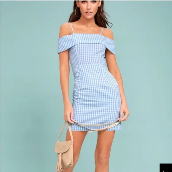 Lulus | Dresses | Lulus X Renamed Blue Gingham Off The Shoulder Spaghetti Strap Summer Dress | Poshmark Lulus | Dresses | Lulus X Renamed Blue Gingham Off The Shoulder Spaghetti Strap Summer Dress | Poshmark